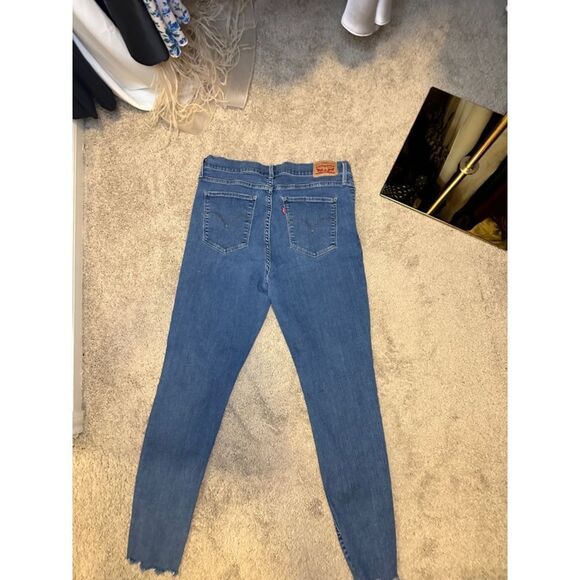 Women's Levi's Blue Skinny Jeans Size 32‎ - Picture 4 of 8